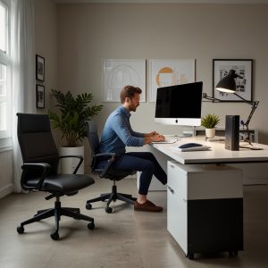 working at the desk jobs