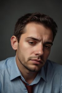 tired person low energy